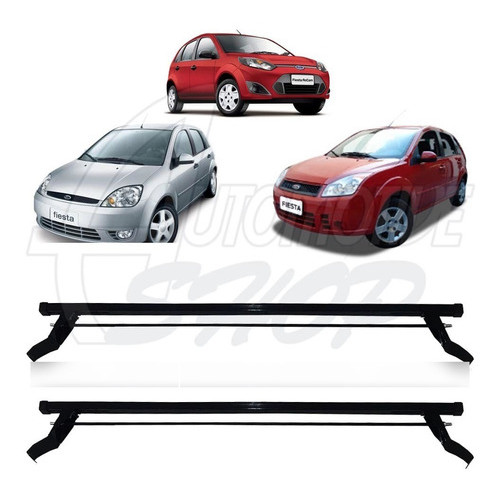 Rack Teto Roca Bagageiros Ford Fiesta Hatch 4pts 02-14 1189
