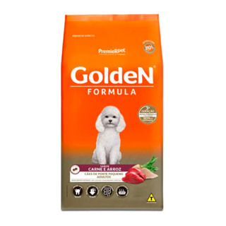 Ração Golden Formula Mini Bits Cães Adultos Raças Pequenas Carne e Arroz 10,1kg em Oferta na Shopee