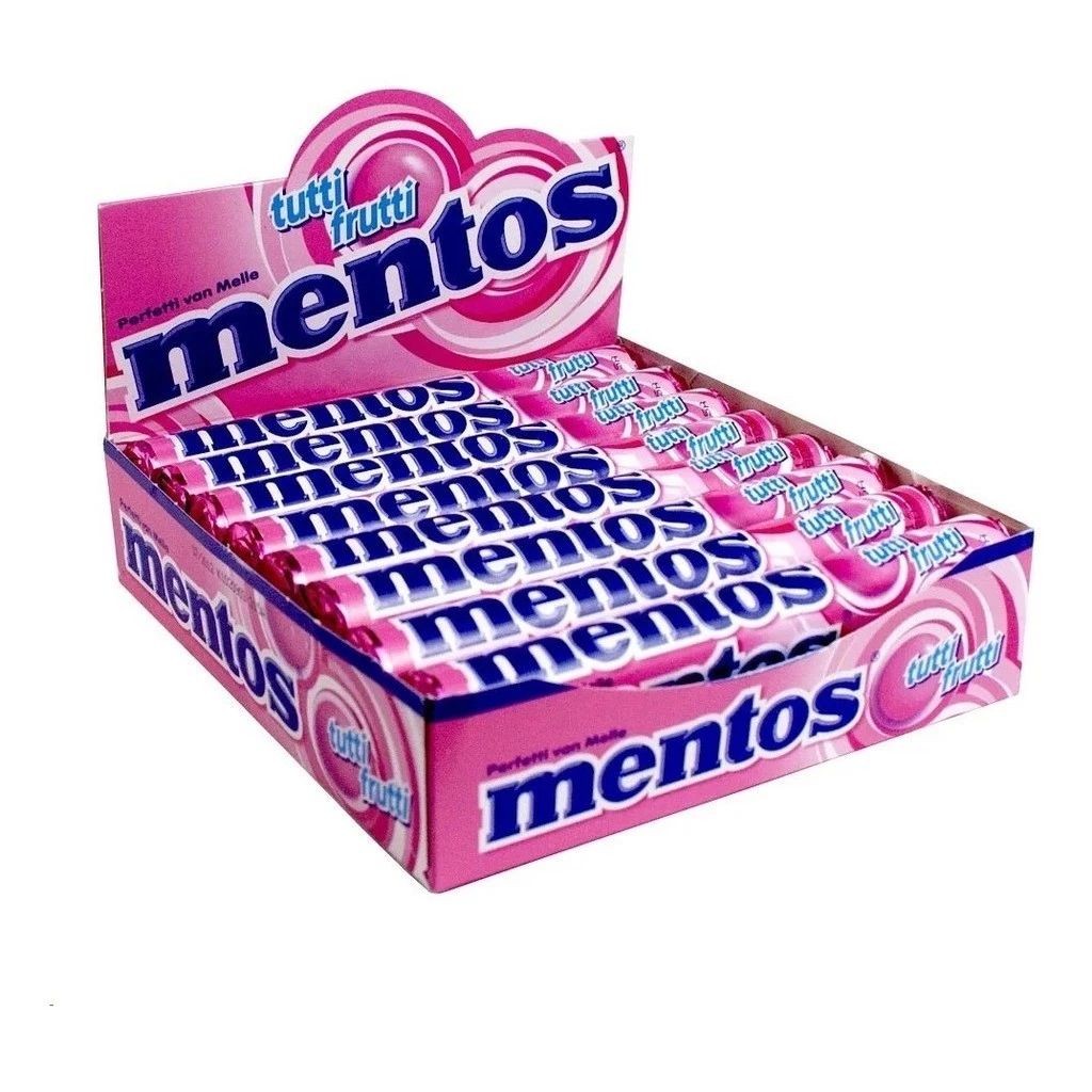Drops MentosTutti Frutti Van Melle Com 16 Unidades De 37,5g - Food & Beverages