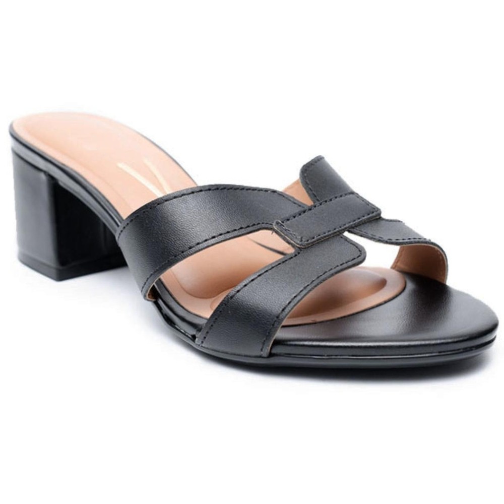 Tamanco Vizzano H Salto Bloco Feminino