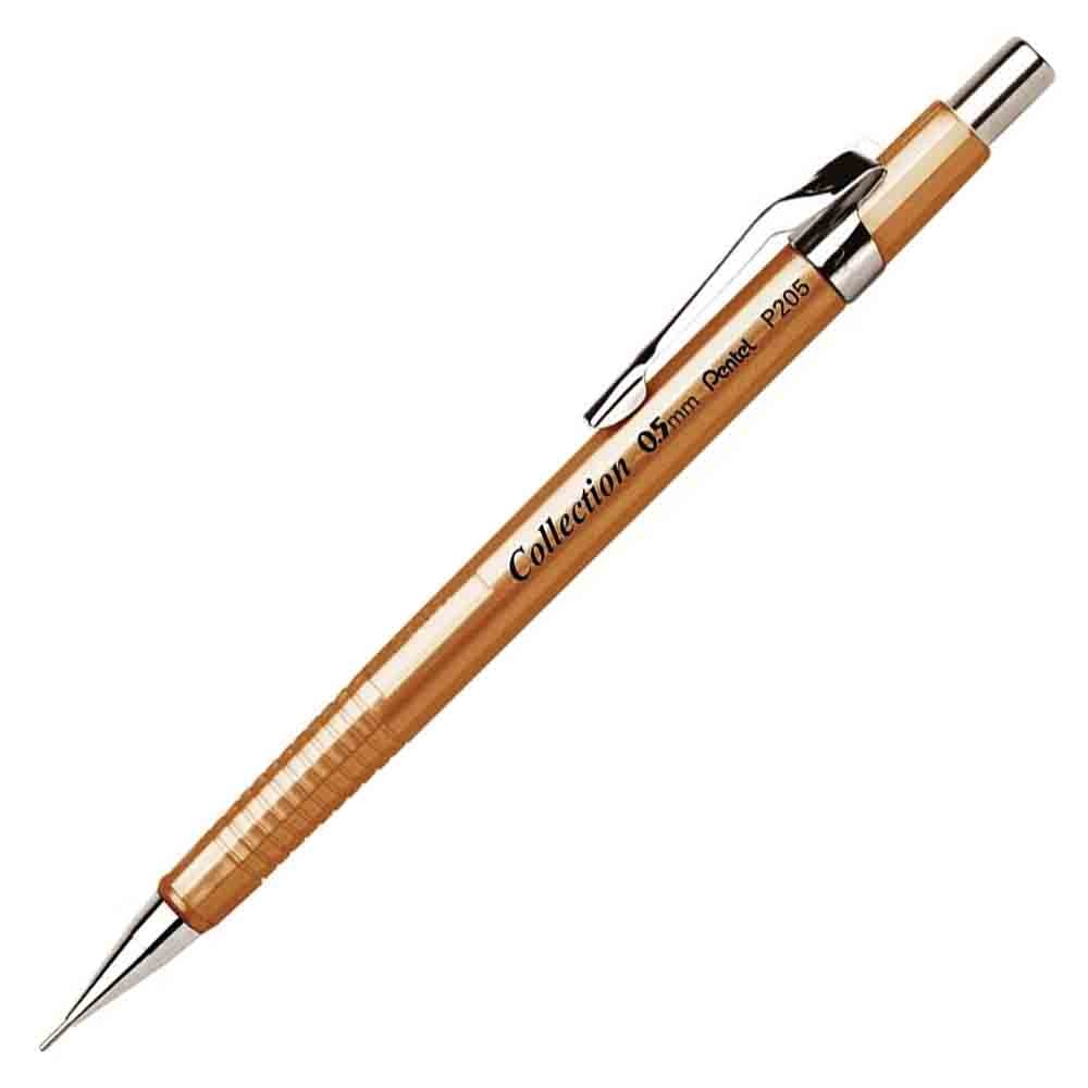 Lapiseira 0.5 técnica Collection P205 dourado PENTEL