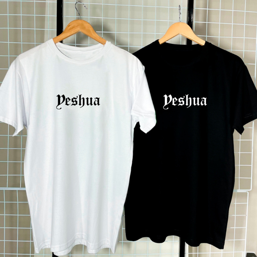 Camiseta Masculina Unissex Oversized Yeshua, Holy Streetwear Cristã Plus size e Infantil