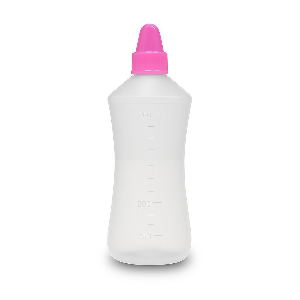 Frasco Garrafinha Lavador Higienizador Nasal 250ml P/ Crianças E Bebês - Rosa