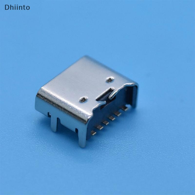 [Dhiint] 10 Pçs/Lote Tipo C 6 Pinos SMT Soquete Conector USB 3.1-Colocação Fêmea SMD Em