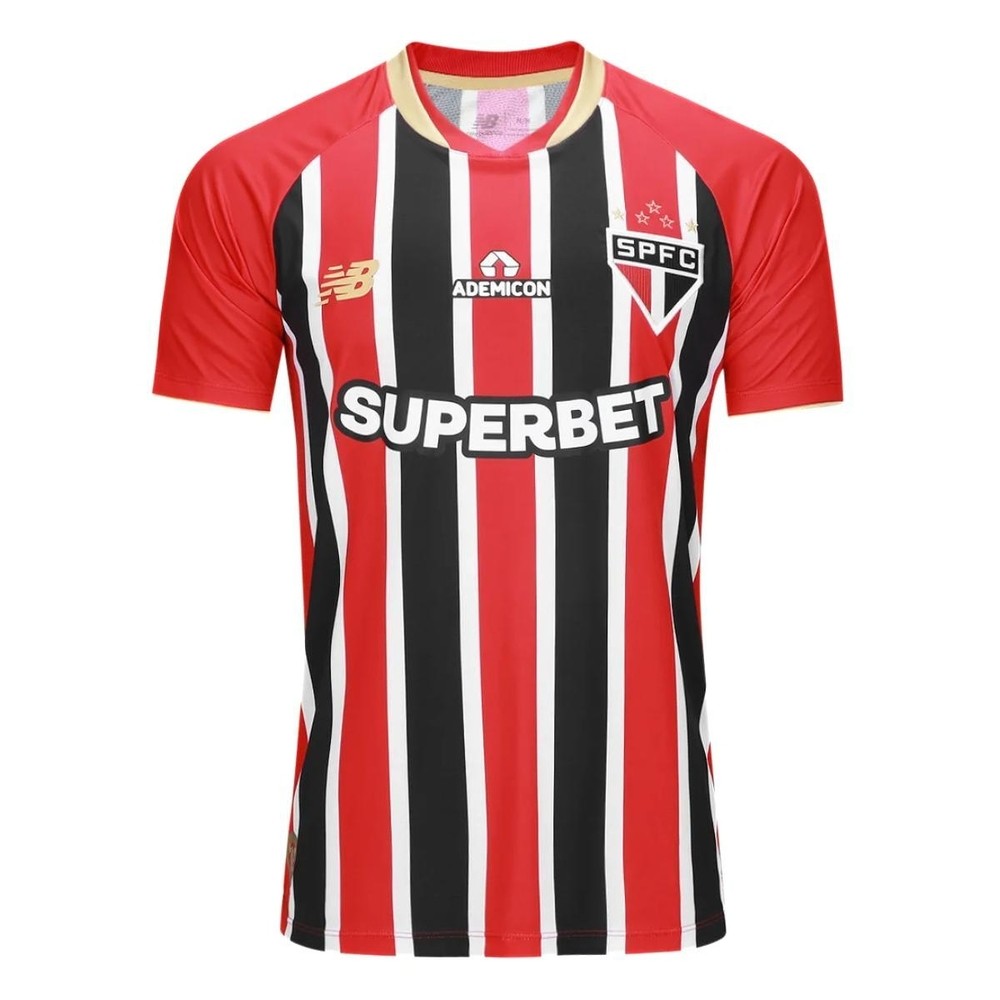 Camisa São Paulo II 25/26 s/n Torcedor New Balance Masculina - Vermelho e Branco - Men Clothes