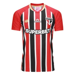Camisa São Paulo II 25/26 s/n Torcedor New Balance Masculina Original - Vermelho e Branco
