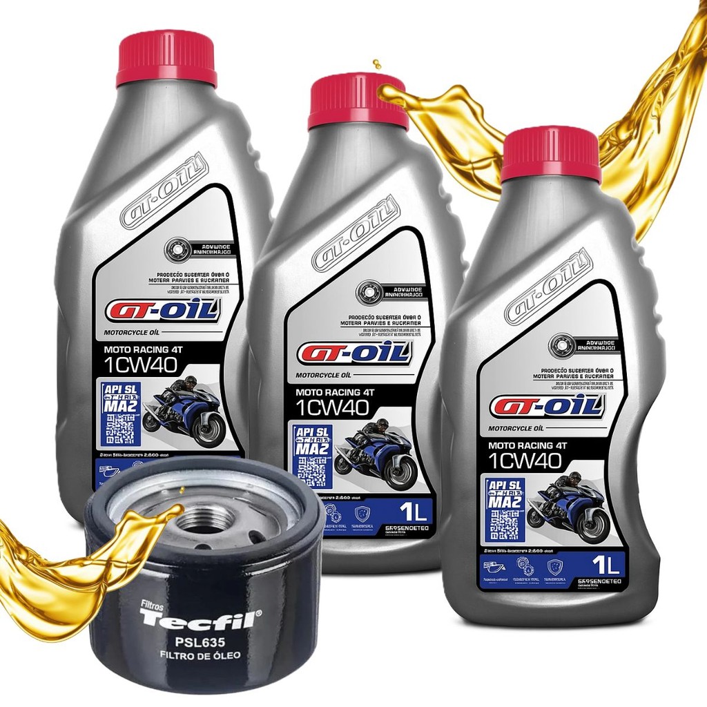 Troca de Óleo P/ Bmw F800r F800 Gs F750 Gs Gt Oil 10w40 + Filtro em Oferta na Shopee