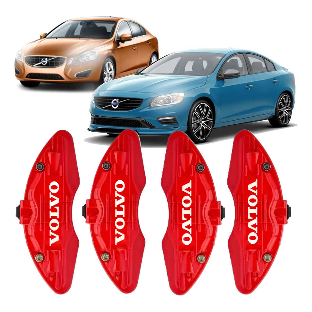 Capa Pinça De Freio 4pç C/ Travas Volvo V40 2015 2016 2017
