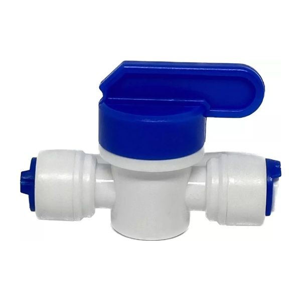 Torneira Registro em Linha de Engate Rápido para Mangueira 1/4" + 2metros Mangueira em Oferta na Shopee