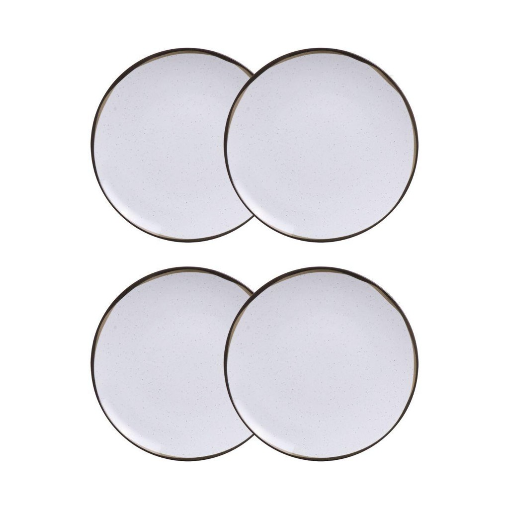 Conjunto 4 Pratos Sobremesa 19cm Canyon Porcelana Tramontina em Oferta na Shopee