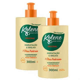 Kit com 2 Creme para Pentear Kolene Original 300ml em Oferta na Shopee
