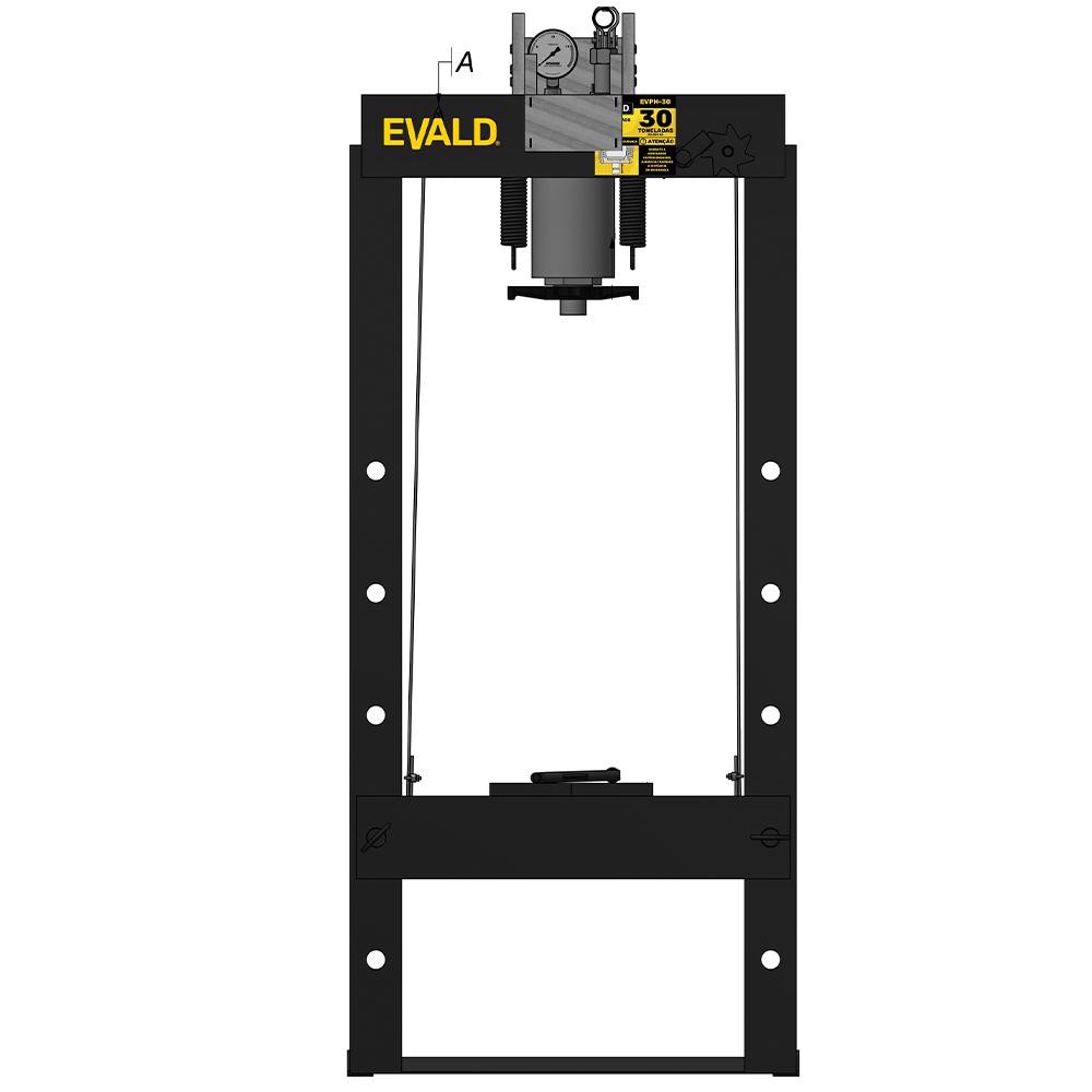 Prensa Hidráulica 30 TON EVPH-30 EVALD