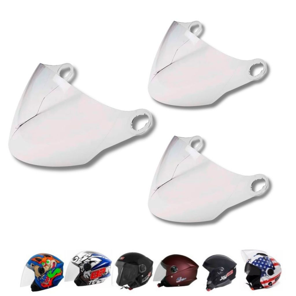 Viseira Para Capacete Aberto Pro Tork New Liberty Three Original de Fabrica Atacado