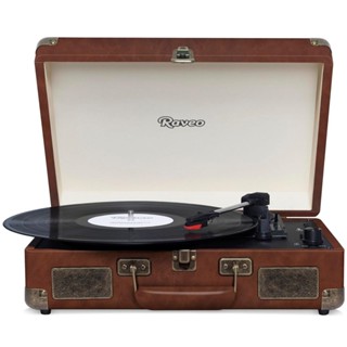 Vitrola Raveo Sonetto Vintage Bluetooth USB 10W Marrom em Oferta na Shopee