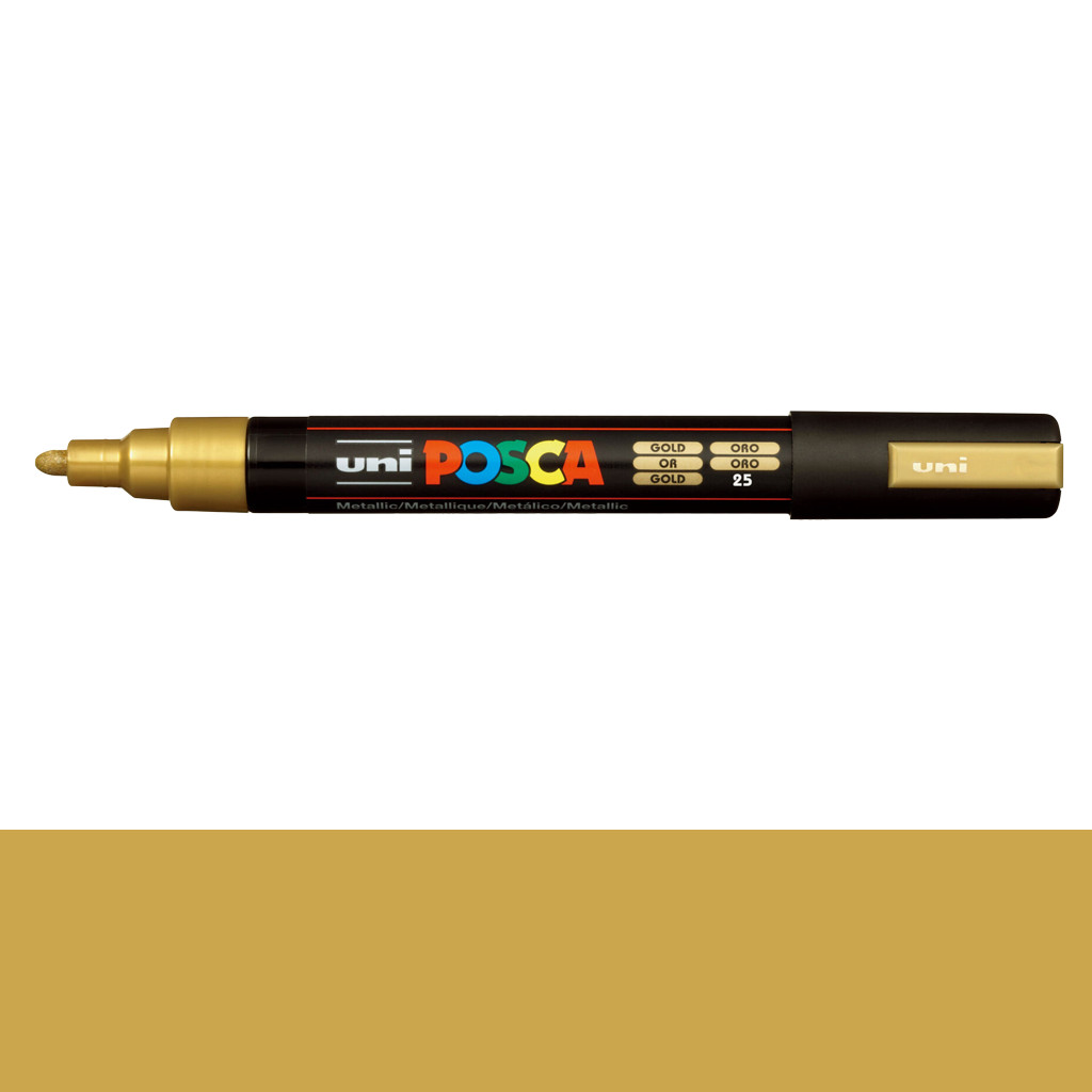 MARCADOR UNI POSCA PC-5M OURO em Oferta na Shopee