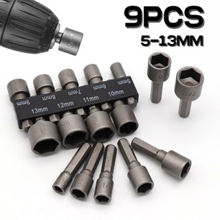 Kit de Jogo de Bits Soquete Canhão para Parafusadeira 5 A 13mm em Oferta na Shopee