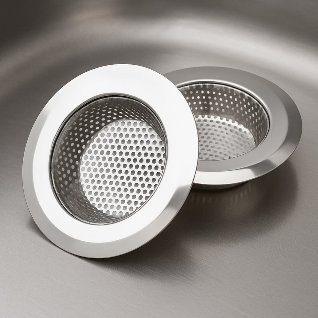 Ralo Protetor De Pia Aço Inox Pequeno 5,4cm Medio 9,0 cm 7,2cm Grande 11,5cm  Para Cozinha Tanque Banheiro