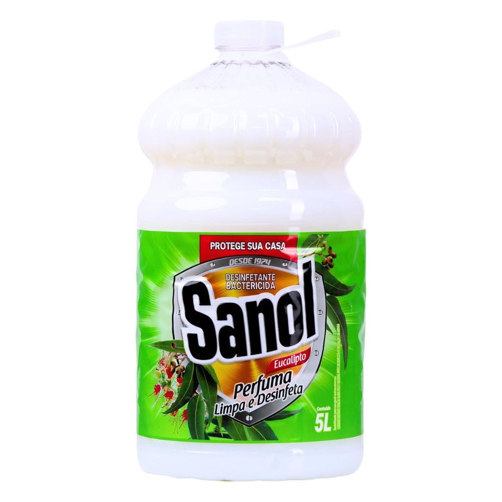 Desinfetante Eucalipto Sanol 5L – Multiuso e Bactericida - Home & Living