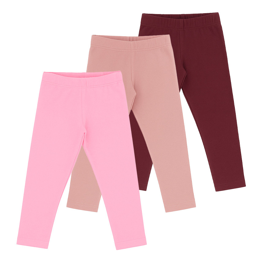 Kit Calça Legging Infantil Colorida 03 Peças Sortidas 01 Ao 08 em Oferta na Shopee