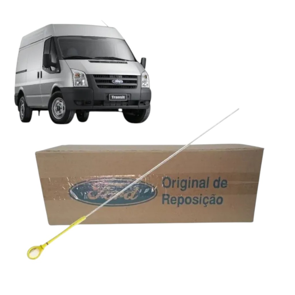 Vareta Medidora Nivel Oleo Motor Ford Transit 2.4 2008/2011 Original Ford - 6C1Q6750BC