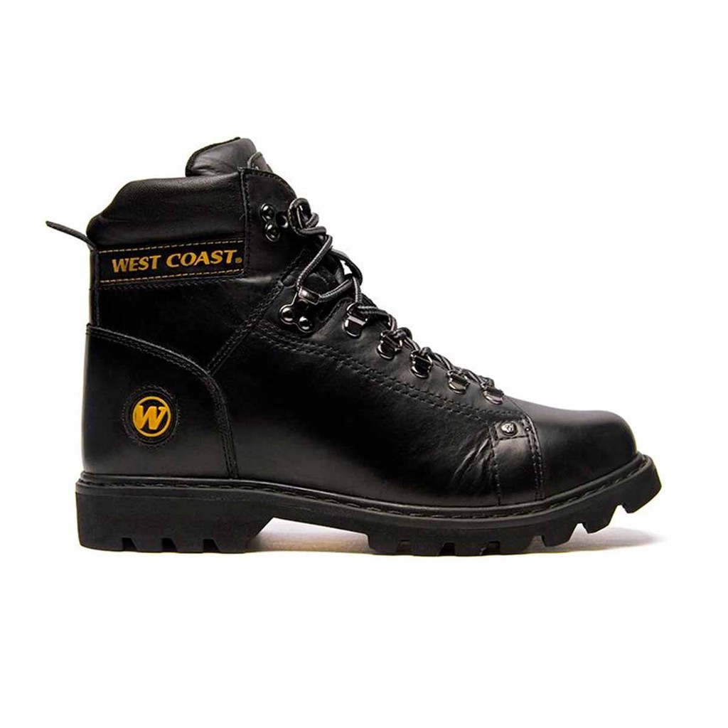Bota De Couro Masculina Coturno Worker Classic West Coast