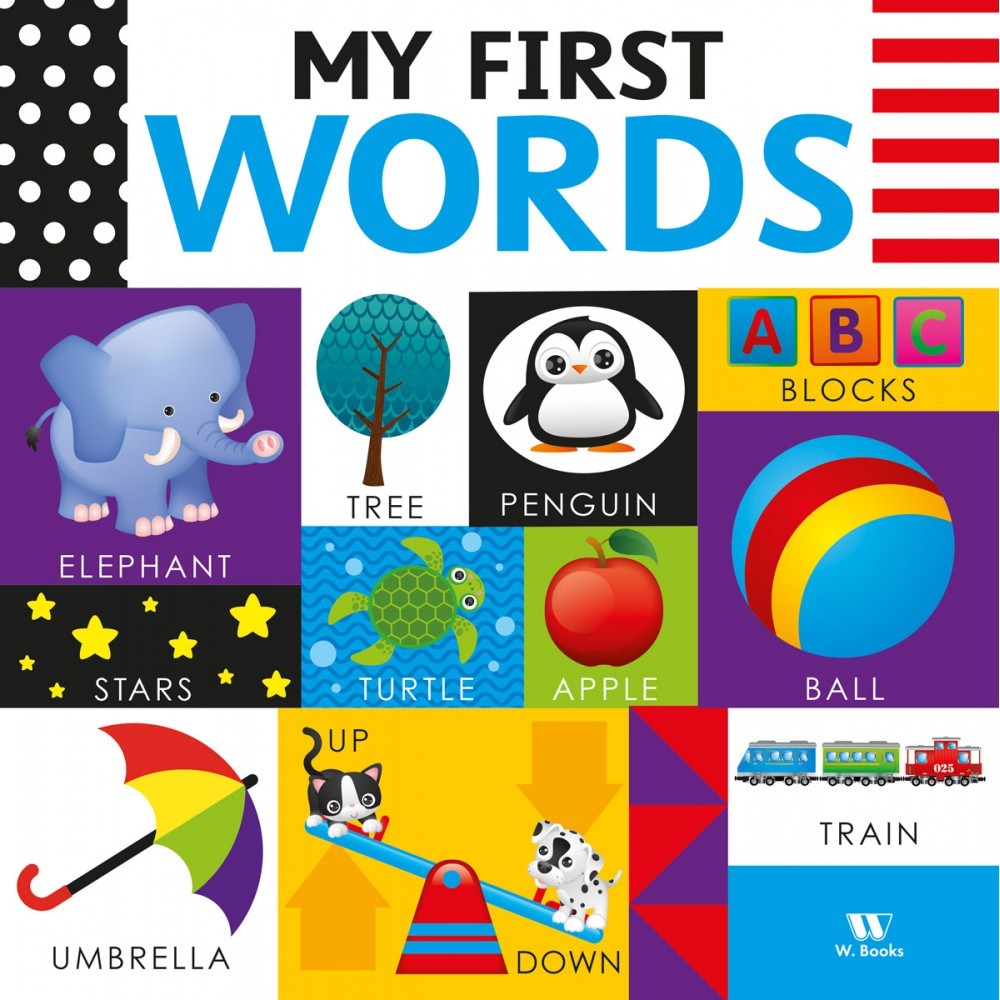 Livro Literatura infantil My first words W.Books em Oferta na Shopee