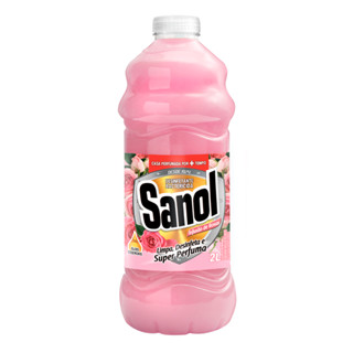 Desinfetante Bactericida com Perfume Infusão de Rosas Leitoso 2L Sanol em Oferta na Shopee