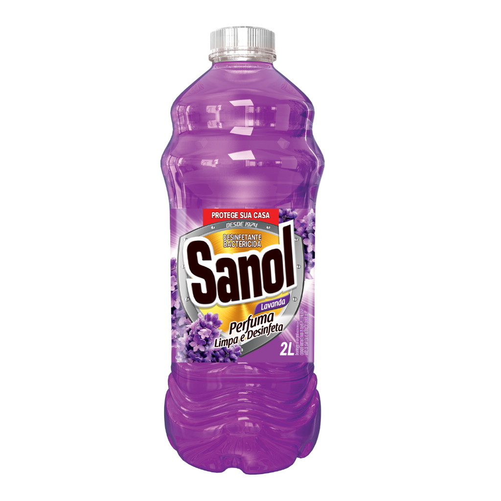 Desinfetante Bactericida com Perfume Lavanda 2L Sanol - Home & Living
