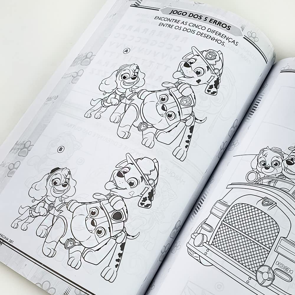 Patrulha canina - 365 atividades e desenhos para colorir: Atividades e desenhos para colorir