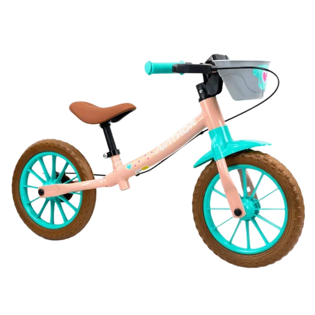Bicicleta Infantil de Equilíbrio Balance Bike Love 2 Nathor - 100900160020 em Oferta na Shopee