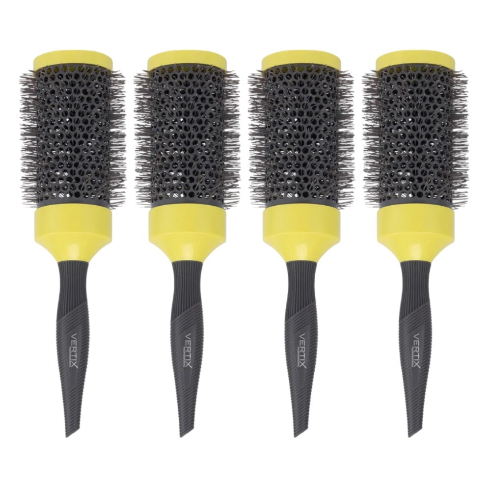 4 Escova Profissional Lime Green Cerâmica 53mm Vertix