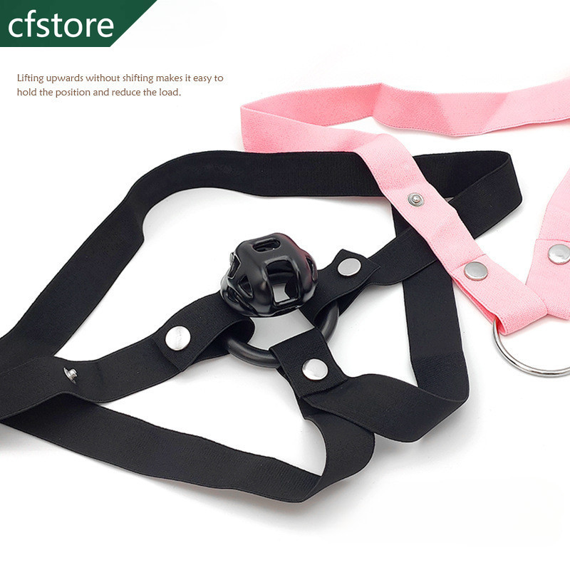 Gaiola De Castidade Masculina Dispositivo Anti-Desliga Faixa Elástica Cinto Auxiliar Anel Ajustável Corda Les Escroto An em Oferta na Shopee