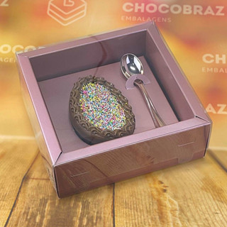 05 CAIXAS P/OVO DE COLHER C/MOLDURA AJUSTAVEL 100/150G ROSE-PASCOA ESSENCIAL 5326(PÁSCOA IDEIA 2025) em Oferta na Shopee