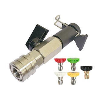 Kit De Válvula De Esfera De Lavagem De Alta Pressão 1/4 " Conector Rápido Para Karcher Lavor Stihl Nilfisk Mangueira Int em Oferta na Shopee