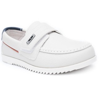 Mocassim Infantil Klin Sider Menino - Creme em Oferta na Shopee