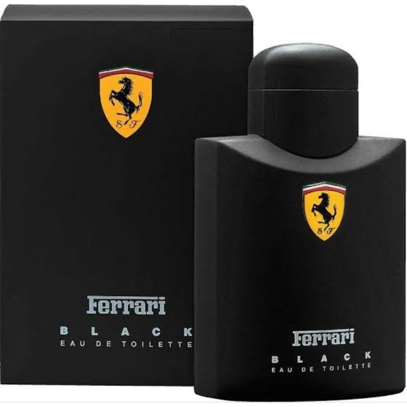 envio imediato Fragancia Ferrari Blackl 100ml Importado
