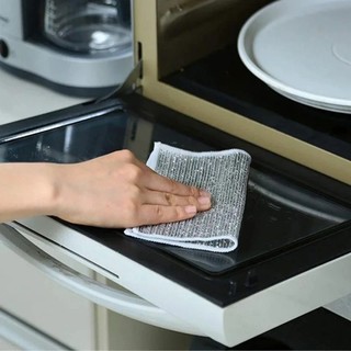 Kit Ate 20 Pano De Limpeza De Arame Metálico Malha Não Oleosa Fogão De Cozinha Prato & Panelas