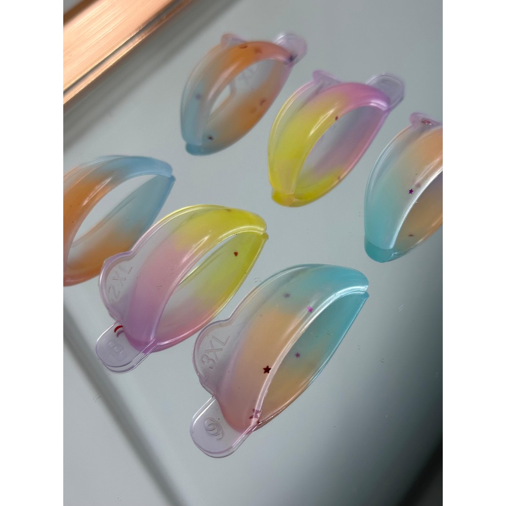 Molde Shark Shine de Silicone para Lash Lifting Degradê