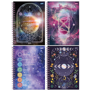 Agenda 2025 Planejamento 192 Páginas 20x27cm Capa Dura Mystic Signos Feminino Sortida em Oferta na Shopee