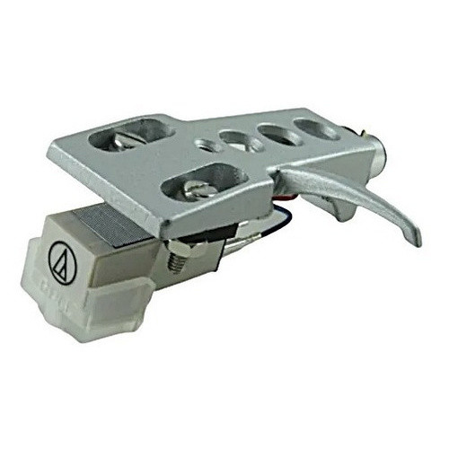 Audio Technica At3600 Headshell Completo com capsula e agulha Technics Prata