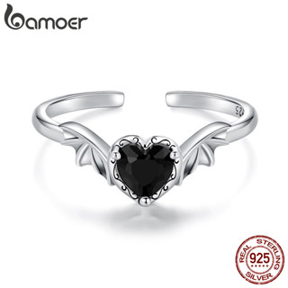 Bamoer 925 Prata Esterlina Ajustável Anel Asas Jóias Presente Feminino em Oferta na Shopee