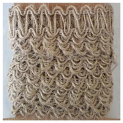 Fita Decorativa de Juta com Detalhes em Zig Zag - 3 metros - ArtLille