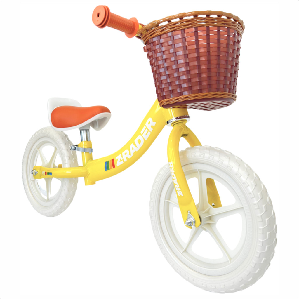 Bicicleta Infantil De Equilibrio Com Cestinha Bike Balance Sem Pedal Andador Interativo