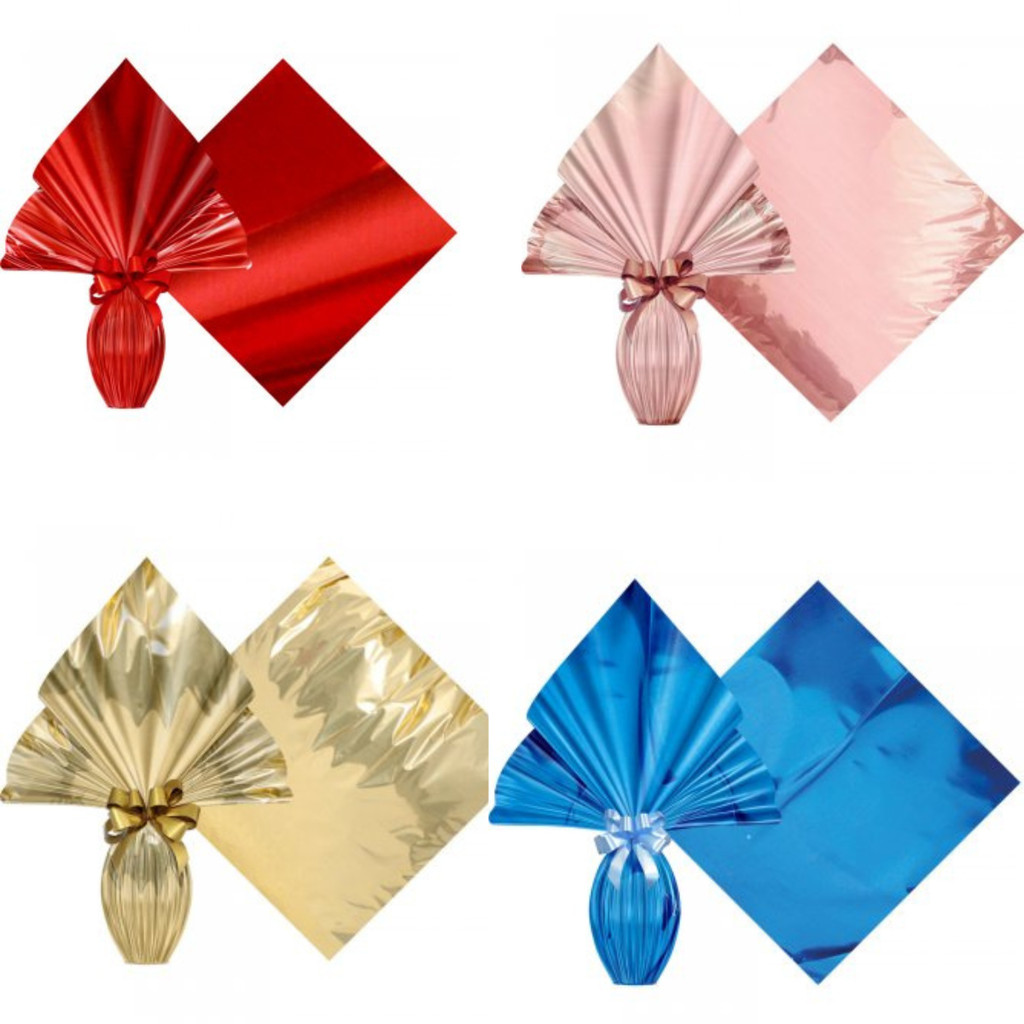 Embalagem de Ovo de Páscoa | Pratic - 34cmx34m Liso em Oferta na Shopee