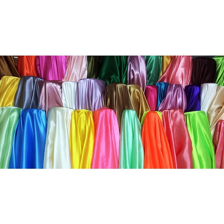 6 Metros Tecido Cetim Charmousse 1,50M Largura Cetim Liso - Melhor Qualidade é Aqui