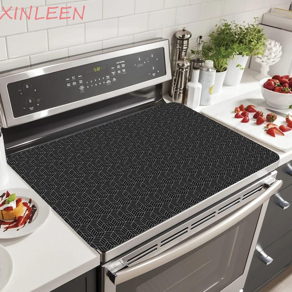 Tapete De Fogão De Indução XINLEEN , Capas Resistentes Ao Calor De Silicone , Protetor Grande