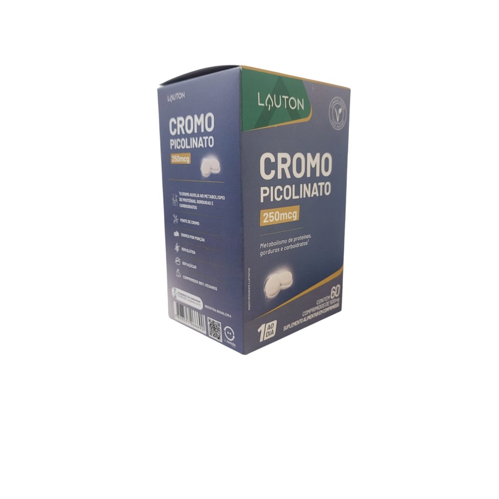 Cromo Picolinato - 60 Comprimidos - Lauton - Health