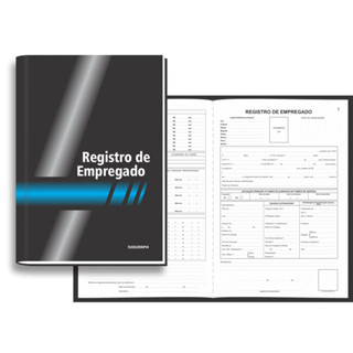 Livro Registro de Empregado Sidgraph 50 Folhas em Oferta na Shopee