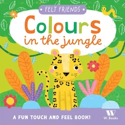 Livro Toque e sinta Colours in the jungle W.Books