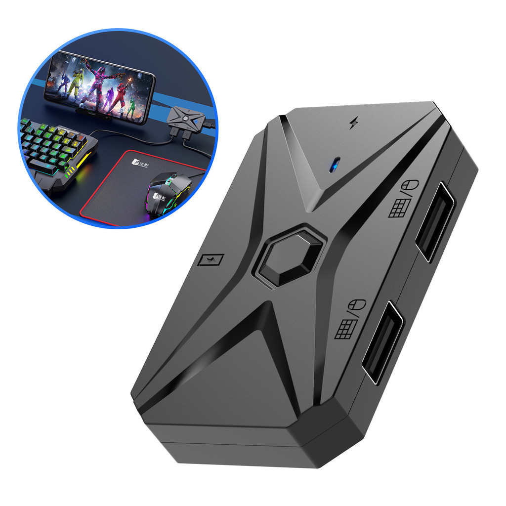 Gamwing M1PRO + Conversor Gmae Móvel Adaptador De Teclado E Mouse Para Dispositivos Móveis Android PUBG Suporte Conexão em Oferta na Shopee